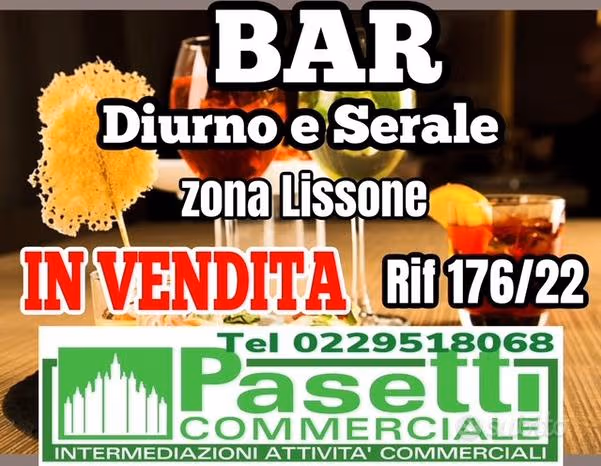 Azienda in vendita: Bar con ampio parcheggio a Lissone, aperto fino alle 02.00 a Italia - Bar - Immagine principale