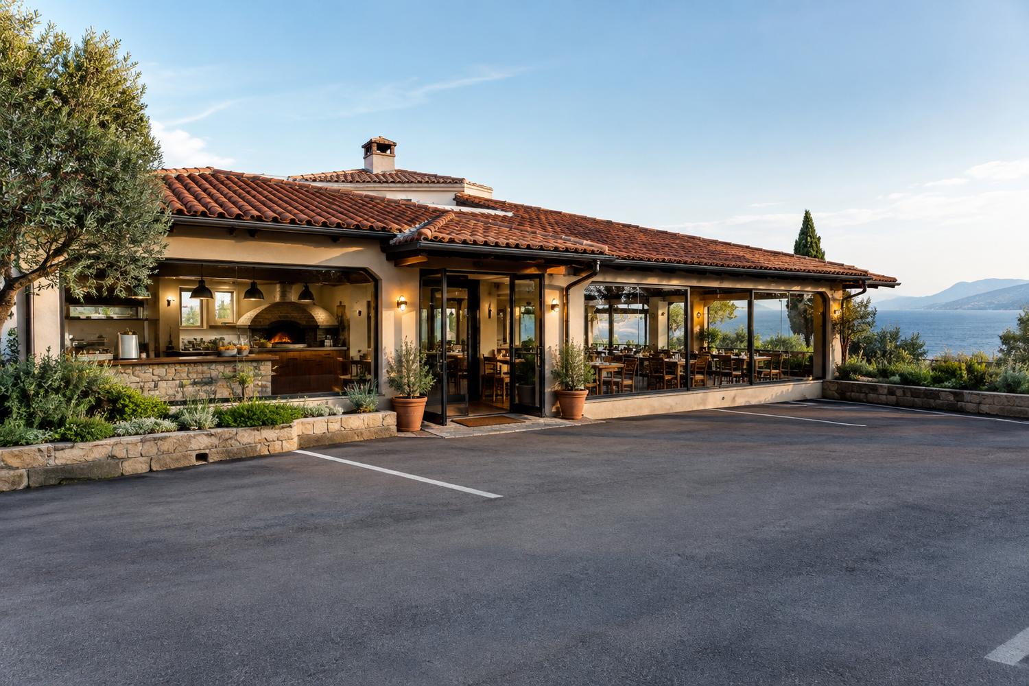 Azienda in vendita: Attiv. di ristorazione con posteggio privato su strada trafficata a Italia - Ristoranti - Immagine principale