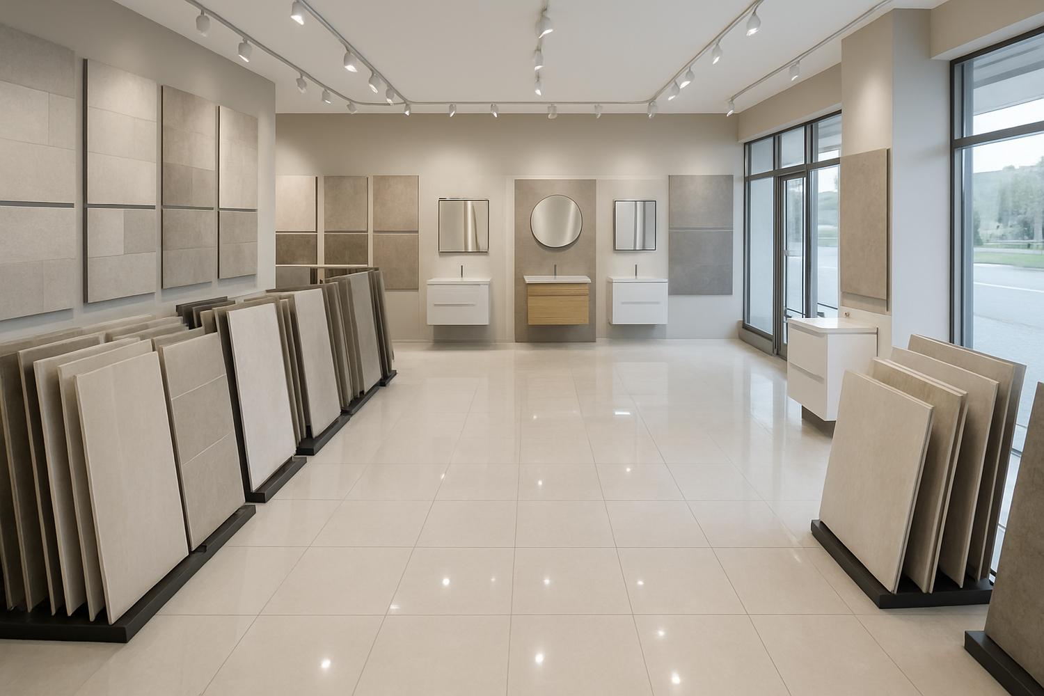 Azienda in vendita: ATTIVITA' COMMERCIALE PAVIMENTI , RIVESTIMENTI , ARREDI BAGNO  a Italia - Materiali Edili e Showroom - Immagine principale