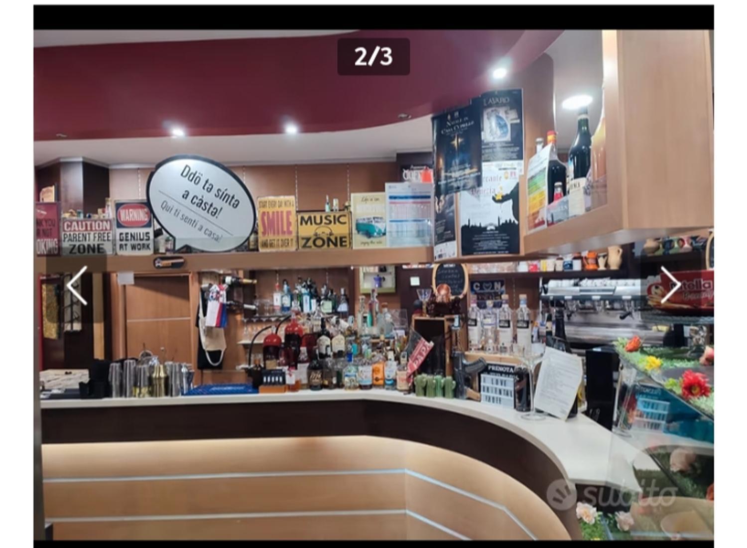 Azienda in vendita: Bar paninoteca. Ottima posizione strategica .
105 m in buone cond a Italia - Bar - Immagine principale