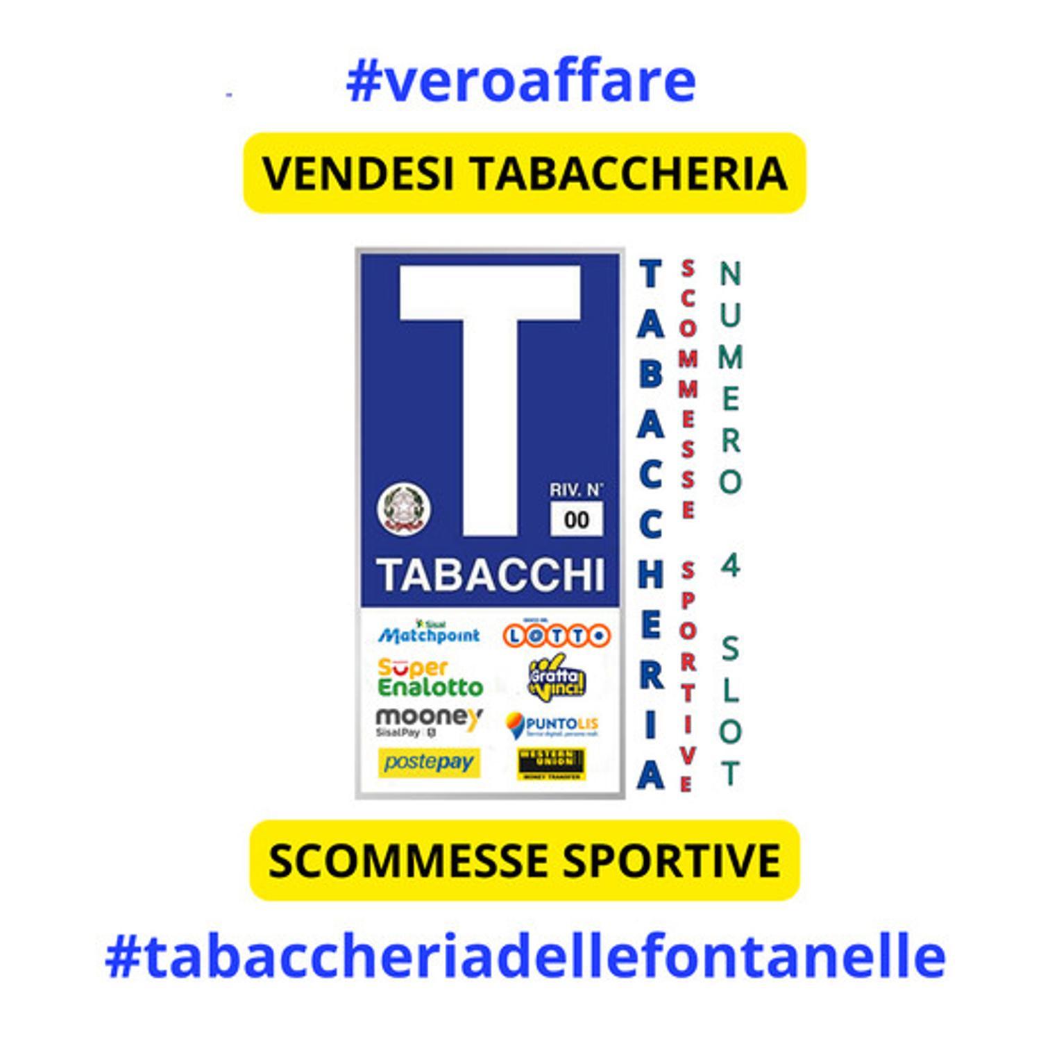 Azienda in vendita: VENDESI TABACCHERIA + CORNER SCOMMESSE SPORTIVE SISAL a Italia - Tabaccherie - Immagine principale