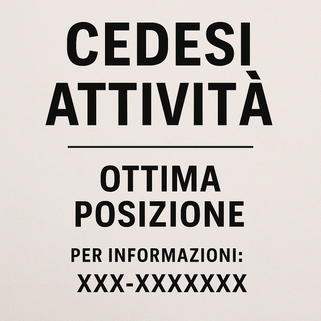 Azienda in vendita: Cedesi per motivi personali interessante attività in franchising, a Italia - Ristoranti - Immagine principale