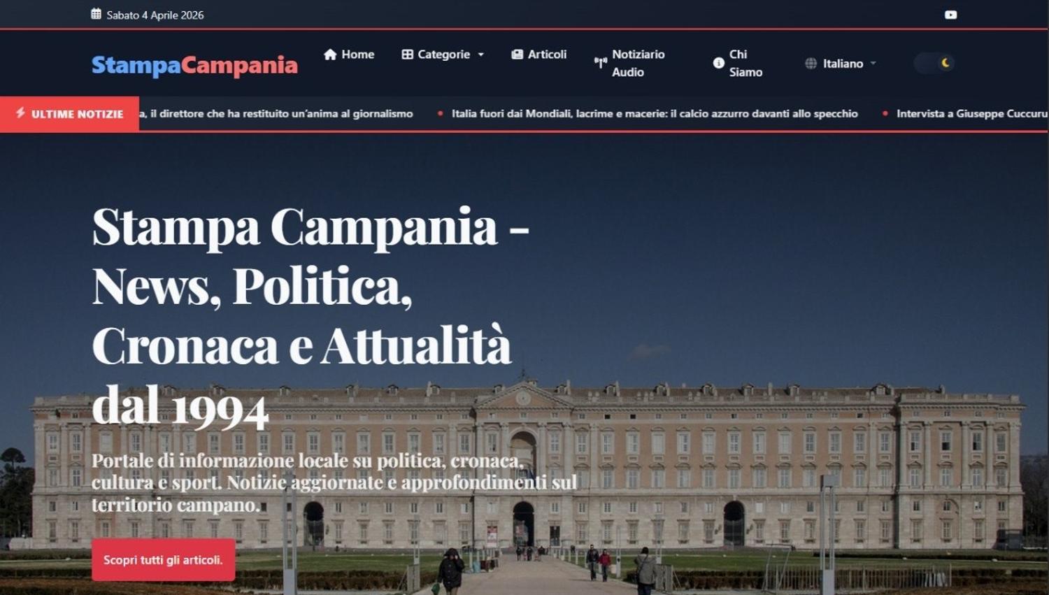 Azienda in vendita: Vendesi testata giornalistica storica con piattaforma editoriale  a Italia - Servizi informatici e tecnologia - Immagine principale
