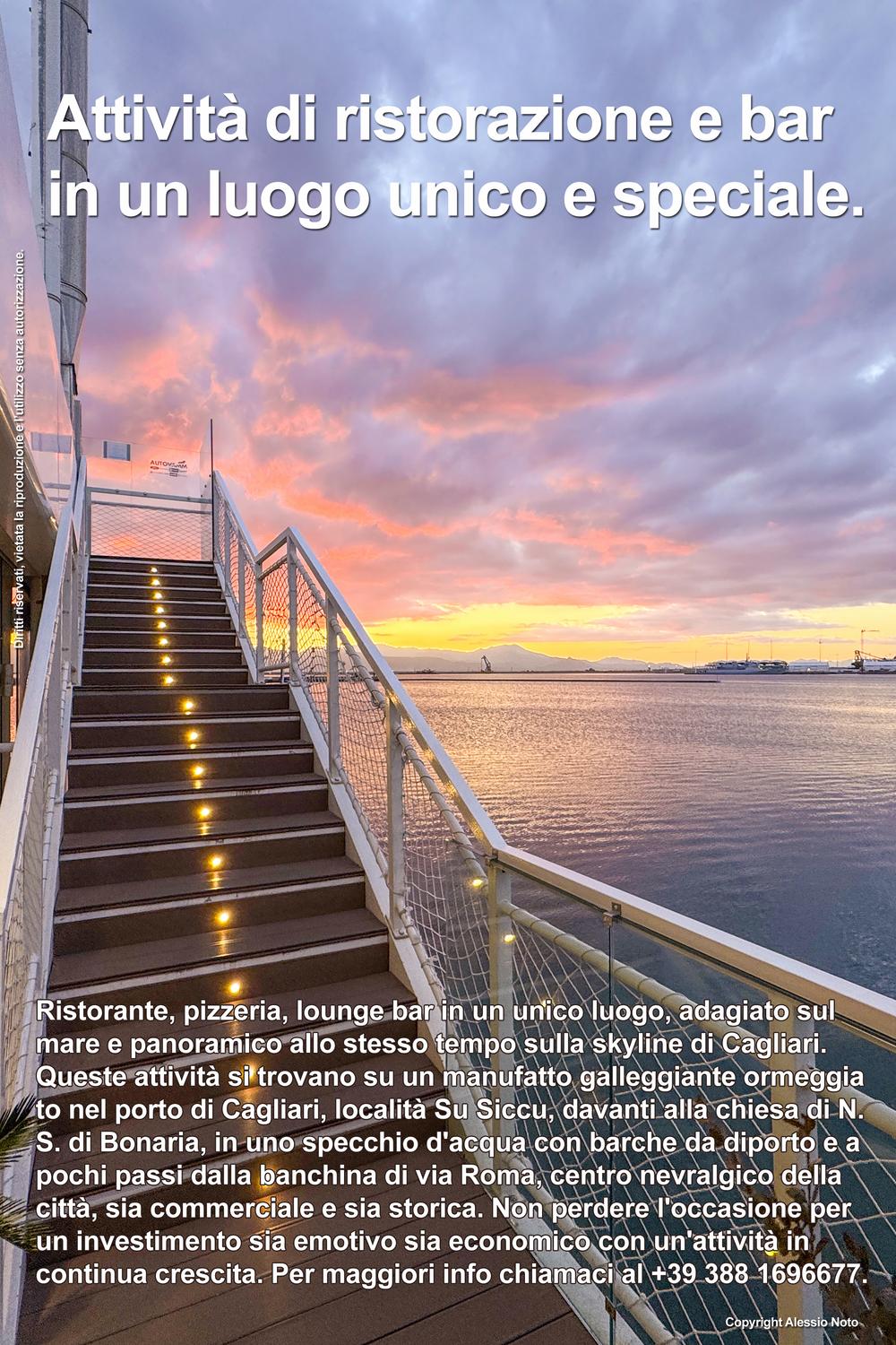 Azienda in vendita: Ristorante esclusivo su manufatto galleggiante. a Italia - Ristoranti - Immagine principale