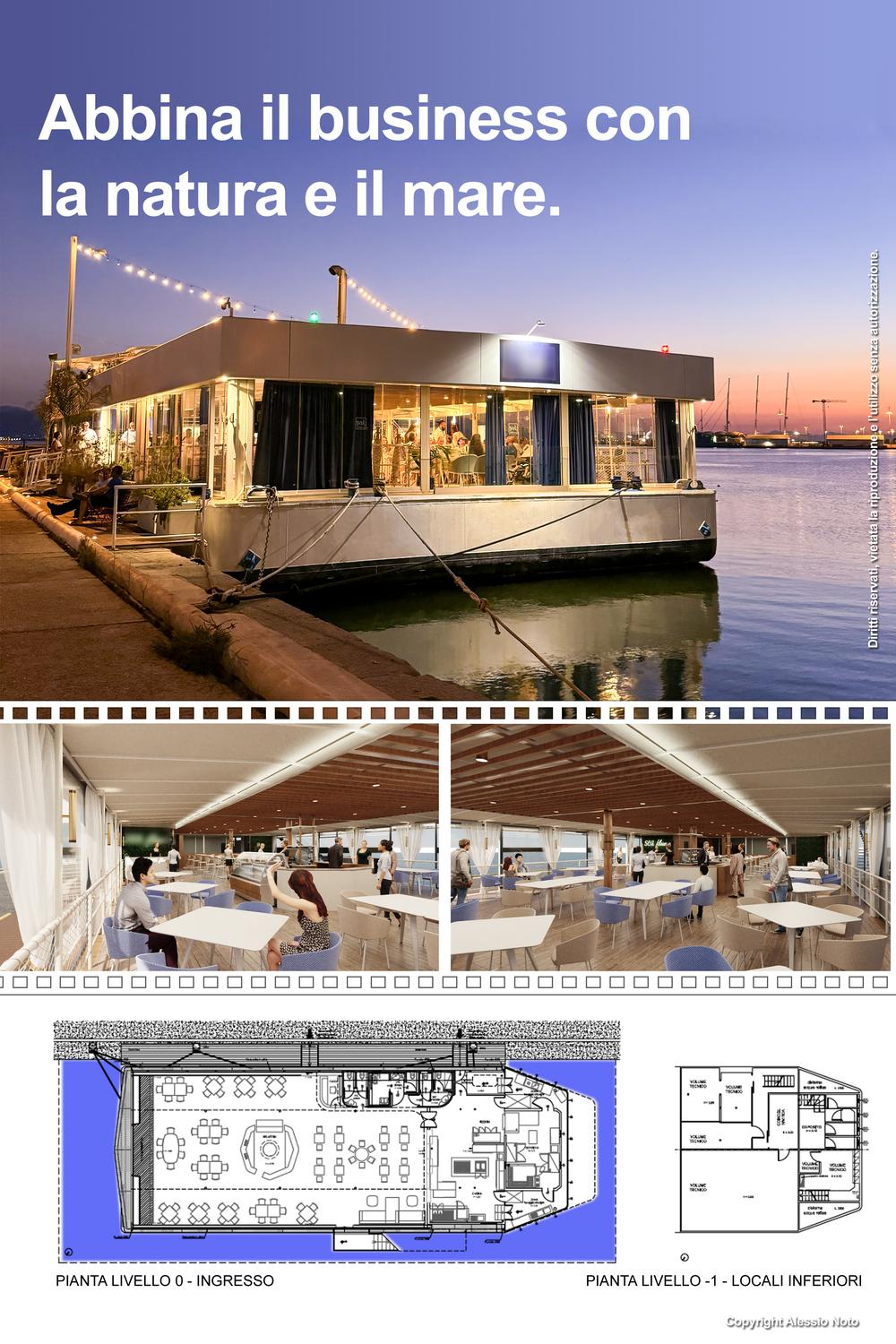 Azienda in vendita: Ristorante esclusivo su manufatto galleggiante. a Italia - Ristoranti - Immagine foto 2