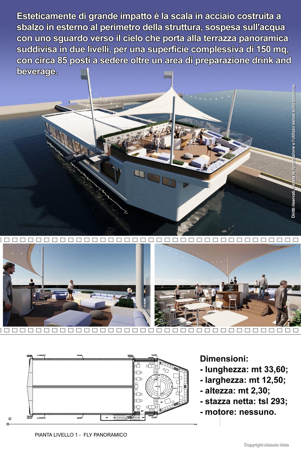 Azienda in vendita: Ristorante esclusivo su manufatto galleggiante. a Italia - Ristoranti - Immagine foto 3