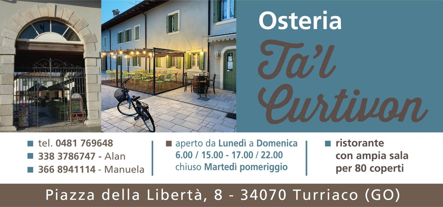 Azienda in vendita: Osteria centro Paese vicino aeroporto FVG e Parco NaturaleIsonzo  a Italia - Ristoranti - Immagine principale