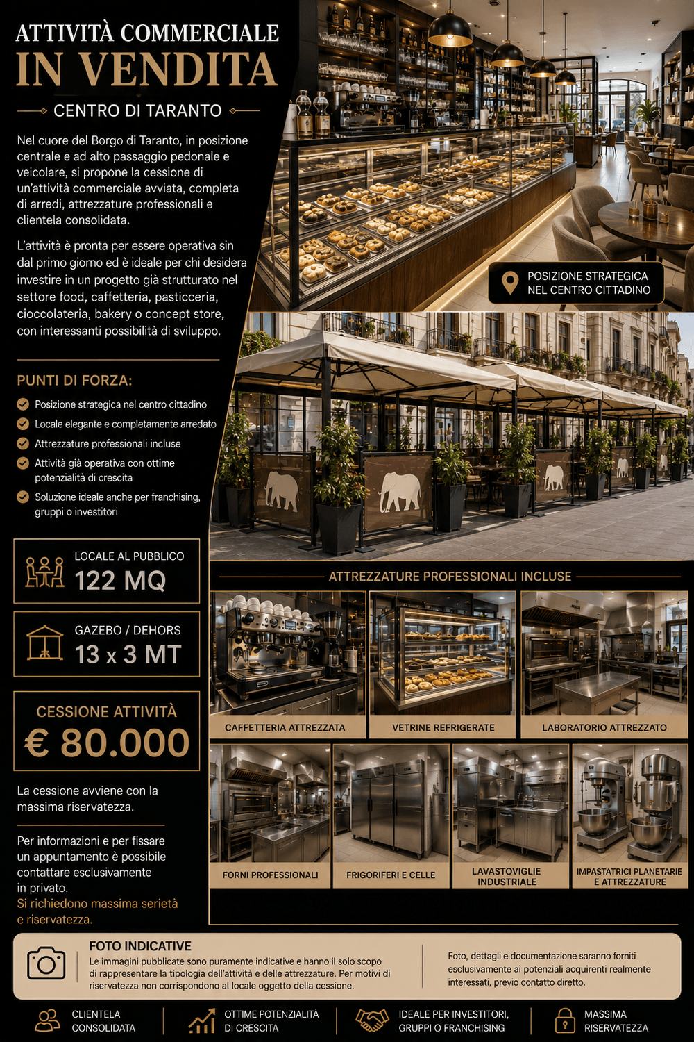 Azienda in vendita: ATTIVITÀ COMMERCIALE IN VENDITA NEL CENTRO DI TARANTO a Italia - Bar - Immagine principale
