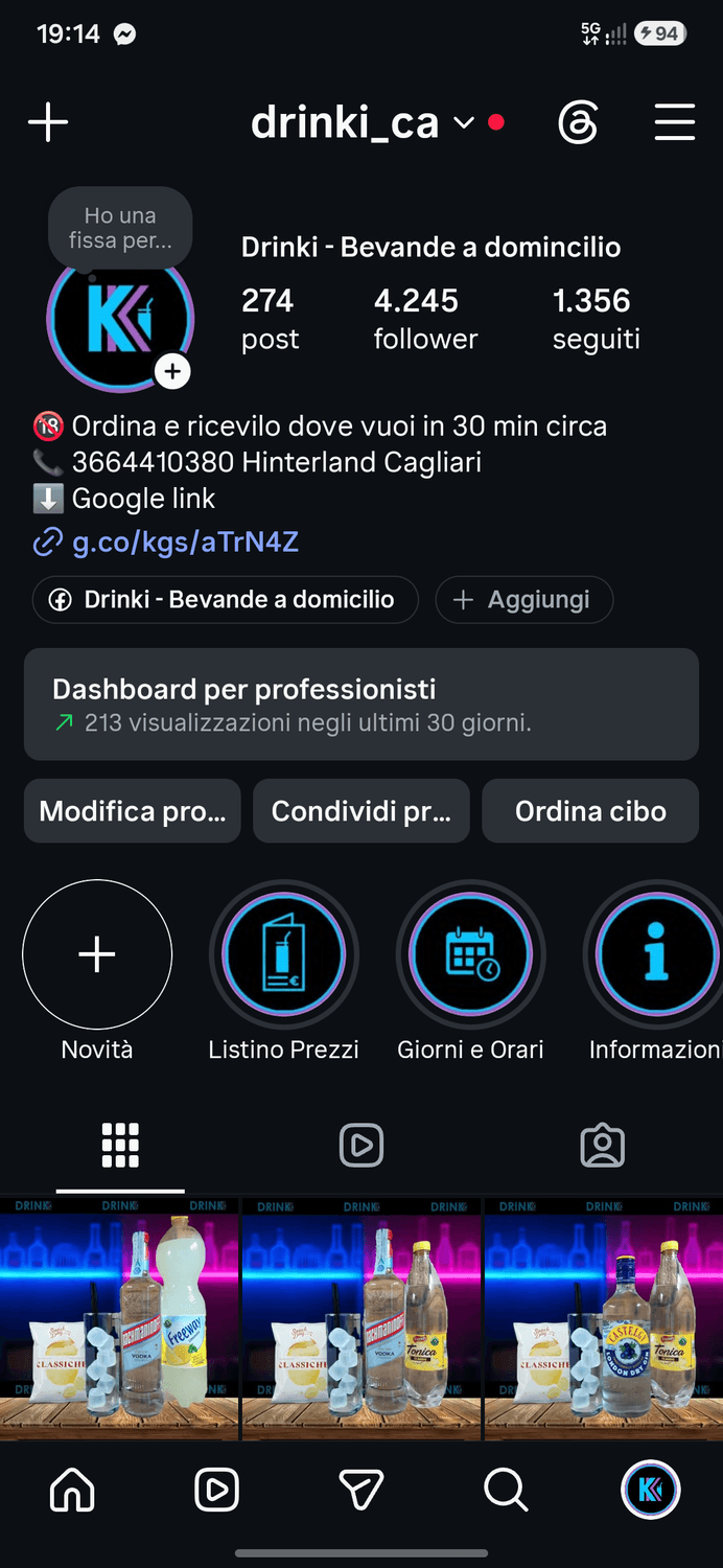 Azienda in vendita: Attività su Deliveroo e Social a Italia - E-commerce - Immagine foto 4