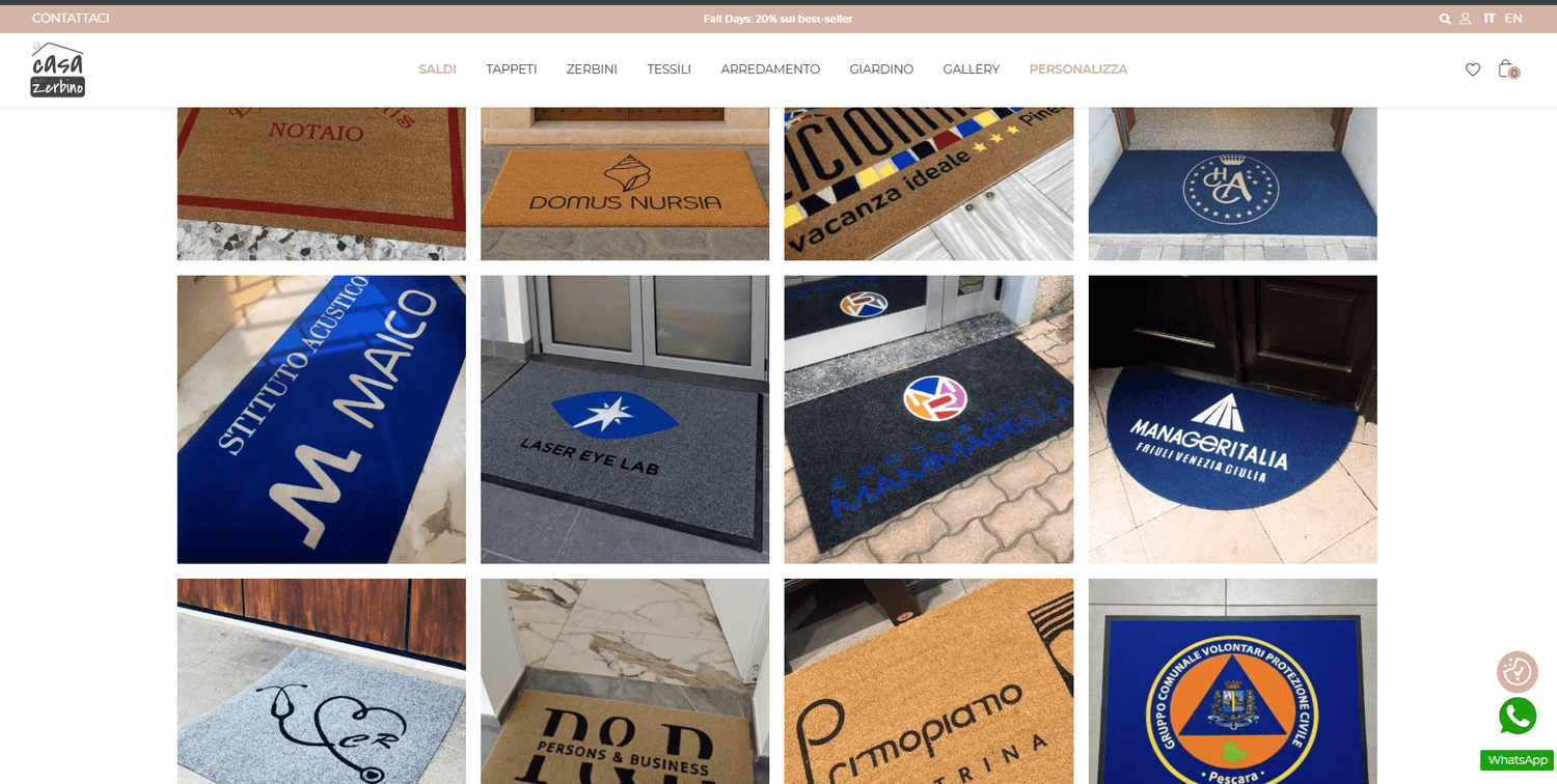 Azienda in vendita: E-commerce di zerbini e tappeti - cessione per chiusura attività a Italia - E-commerce - Immagine foto 3
