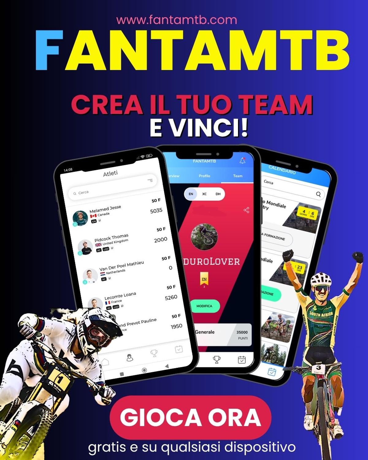 Azienda in vendita: FANTAmtb: Il fantasy game della Mountain Bike a Italia - Servizi informatici e tecnologia - Immagine foto 3