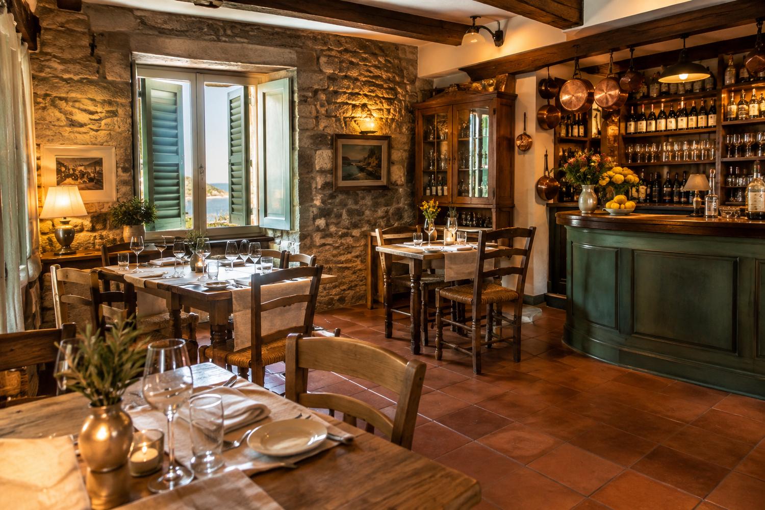 Business for sale: Characterful tavern for sale on the western Ligurian Riviera in Italy - Restaurants - main photo