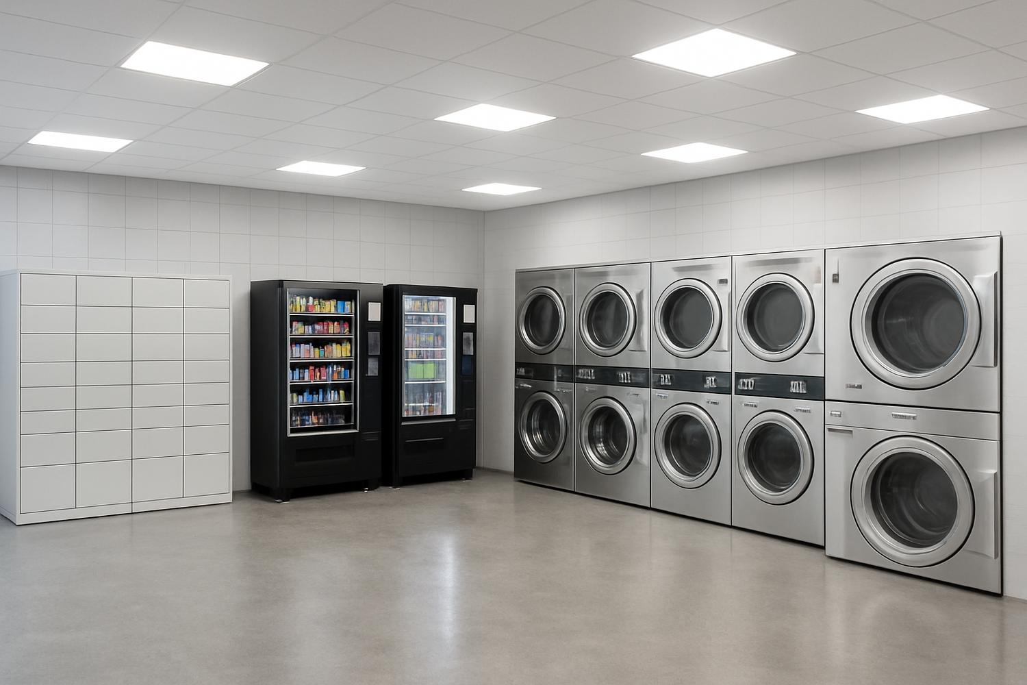 Azienda in vendita: Centro Servizi H24 Lavanderia, Food & Drink e Locker Santa viola a Italia - Lavanderie - Immagine principale