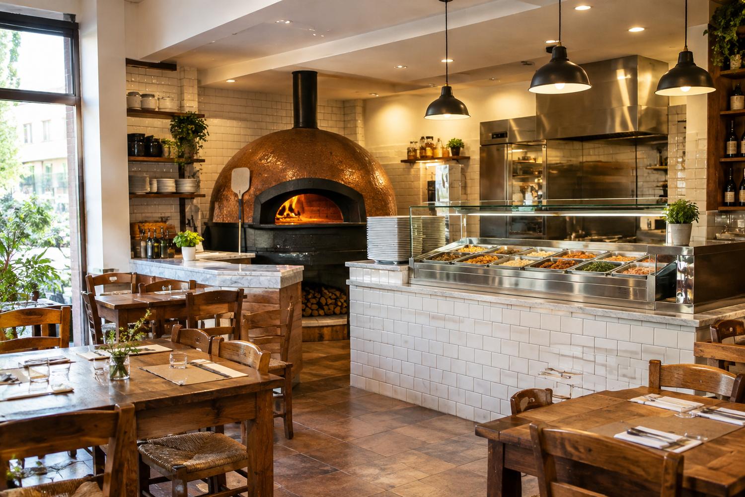 Business for sale: Well-established pizzeria and hot food restaurant in Italy - Pizzerias - main photo